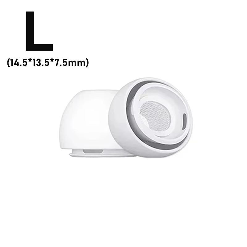 Soft Silicone Ear Tips for Airpods Pro 1/2 Protective Earbuds Cover with Noise Reduction Hole Ear-Pads for Apple Air Pods Pro