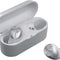 True Wireless Multipoint Bluetooth Earbuds with Microphone, Hifi, Clear Calls, Long Battery Life, Lightweight Comfort Fit, Alexa Built In, EAH-AZ40-S (Silver)