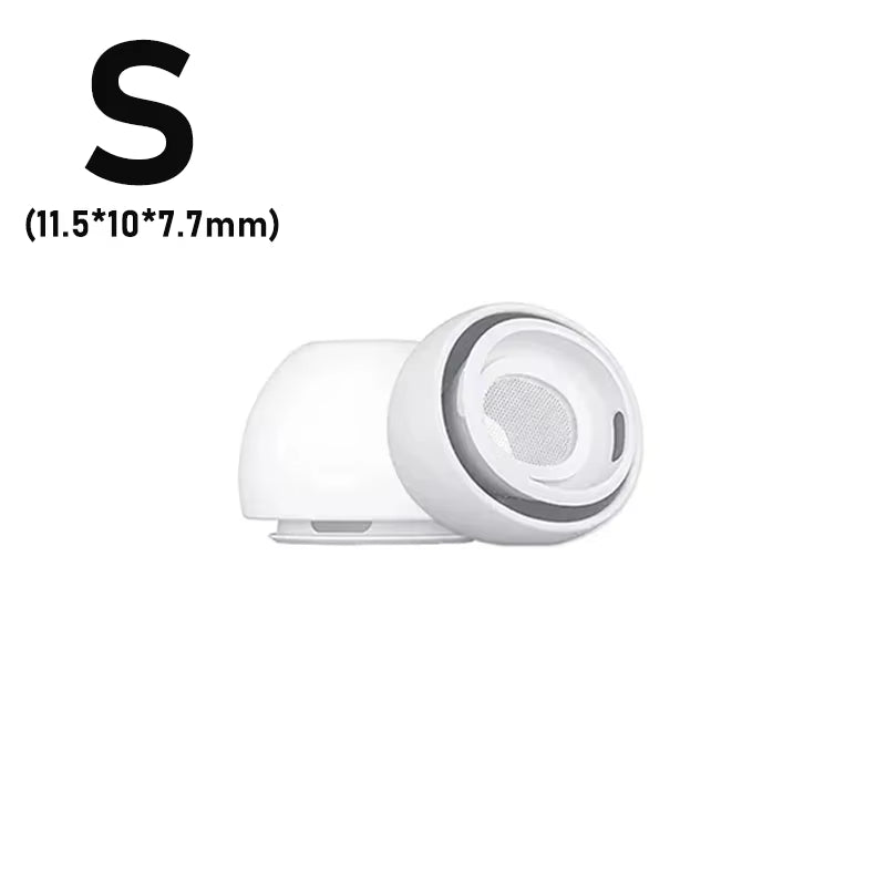 Soft Silicone Ear Tips for Airpods Pro 1/2 Protective Earbuds Cover with Noise Reduction Hole Ear-Pads for Apple Air Pods Pro
