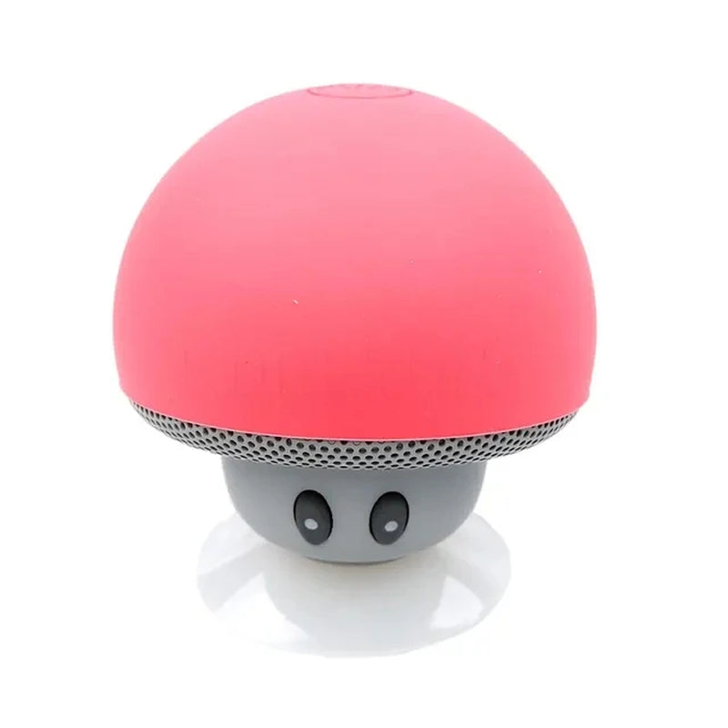 Mini Mushroom Bluetooth Speaker - Creative Mini Suction Cup Portable Smart Speaker for Phones - Cross-Border Cartoon Gift