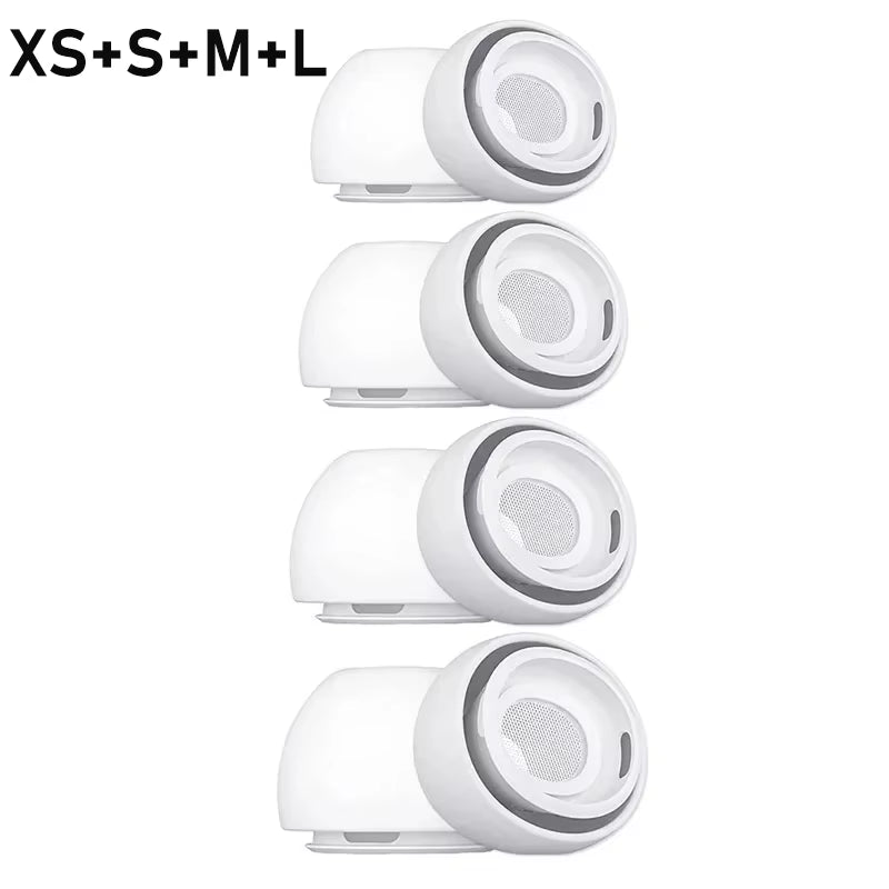 Soft Silicone Ear Tips for Airpods Pro 1/2 Protective Earbuds Cover with Noise Reduction Hole Ear-Pads for Apple Air Pods Pro