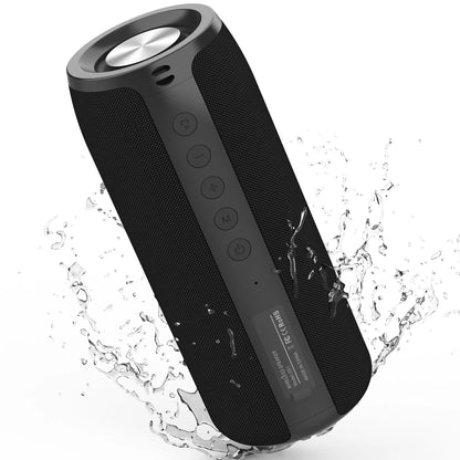Portable Bluetooth Speaker, Waterproof Wireless Outdoor Speaker with Loud Stereo Deep Bass Sound, TWS Pairing, 30H Playtime for Home Party